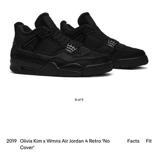 🖤 RARE Women’s Air Jordan 4 Retro NXN - Like New - Size: 9